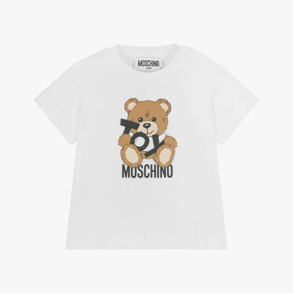 Moschino-Boys Classic Cotton Bear Tee | Childrensalon Outlet