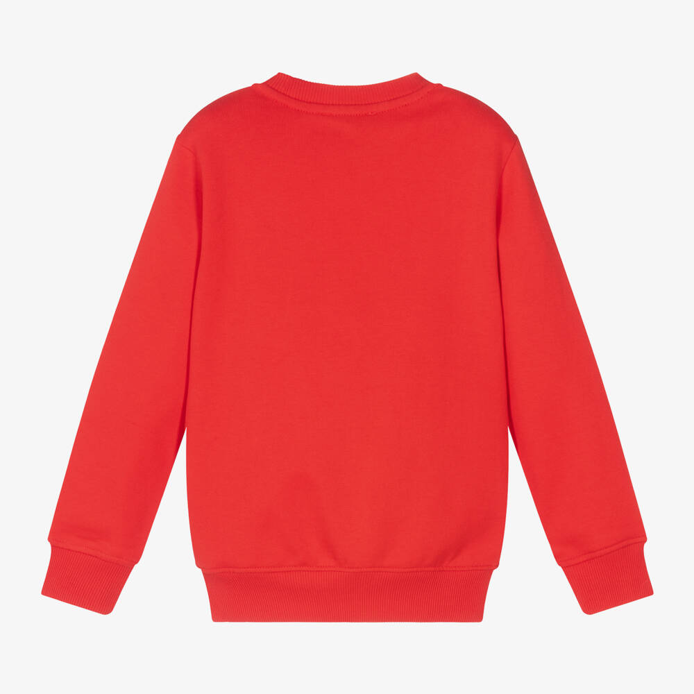 Moschino Kid-Teen-Boys Classic Crimson Bear Top | Childrensalon Outlet