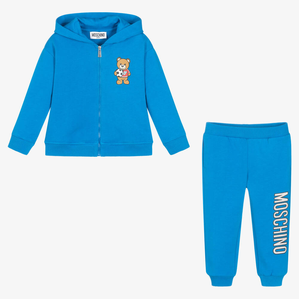 Moschino baby blue tracksuit store