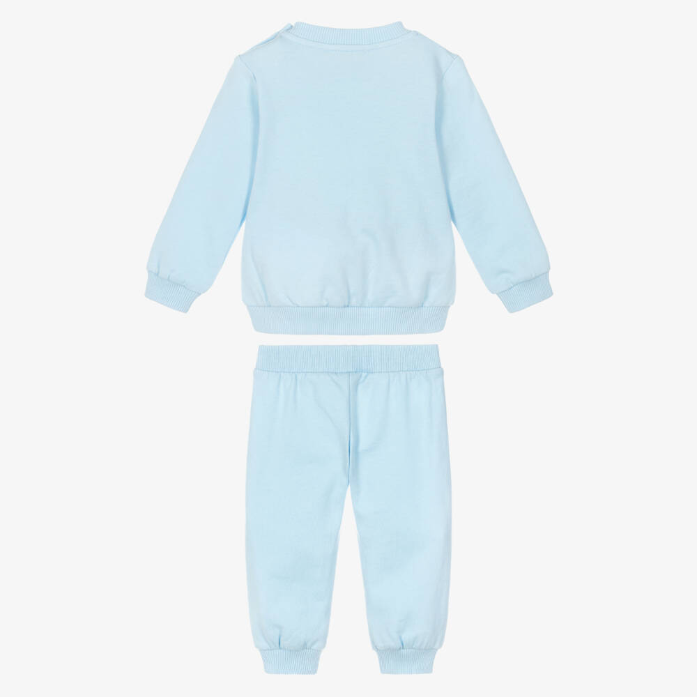 Moschino-Boys Cotton Bear Motif Ensemble | Childrensalon Outlet