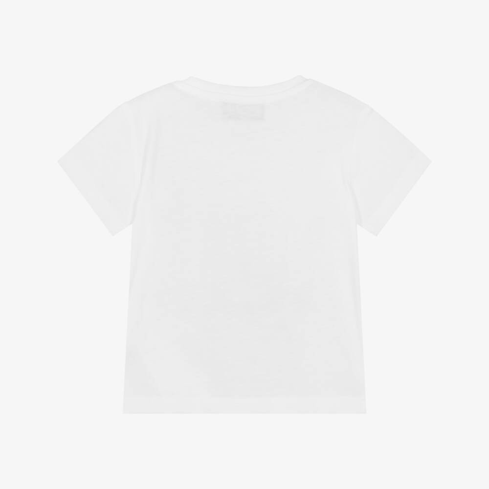 Moschino-Boys Cotton Tee with Embroidery | Childrensalon Outlet