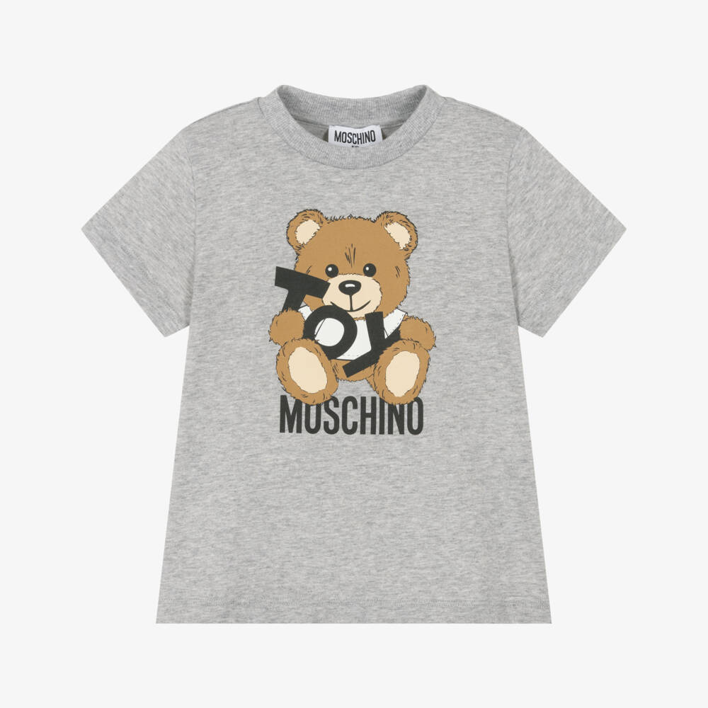 Moschino-Boys Cotton Toy Bear Tee | Childrensalon Outlet