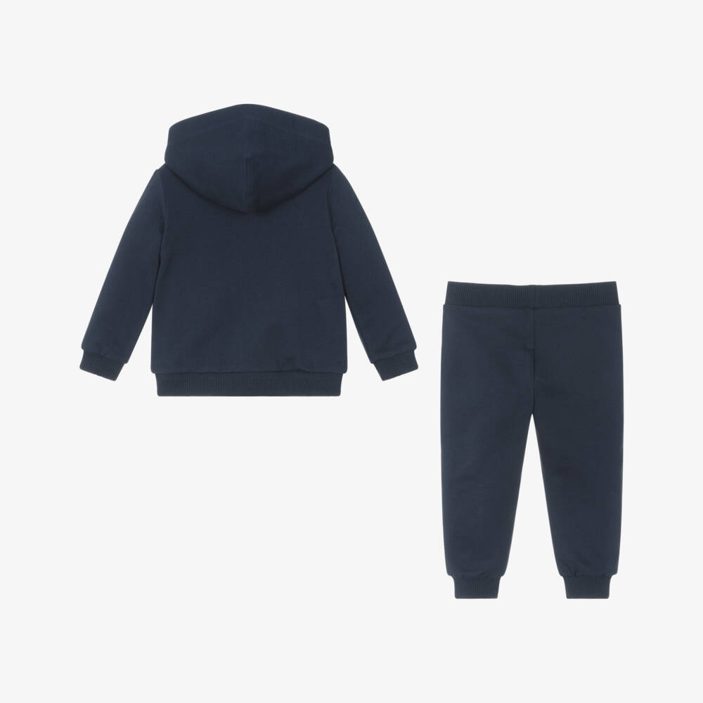 Moschino-Boys Cozy Bear Blue Tracksuit | Childrensalon Outlet