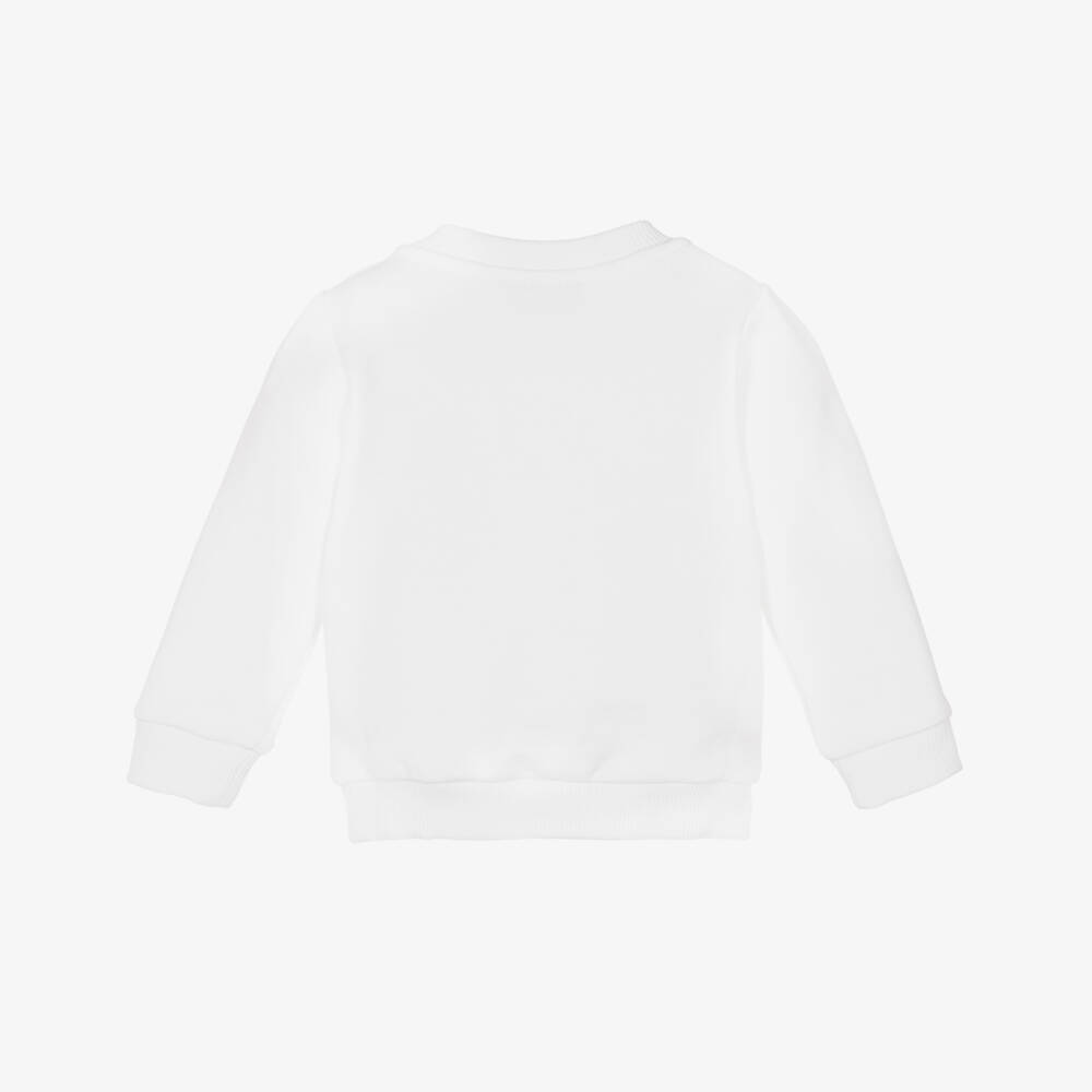 Moschino-Boys Crisp Cotton Bear Sweatshirt | Childrensalon Outlet