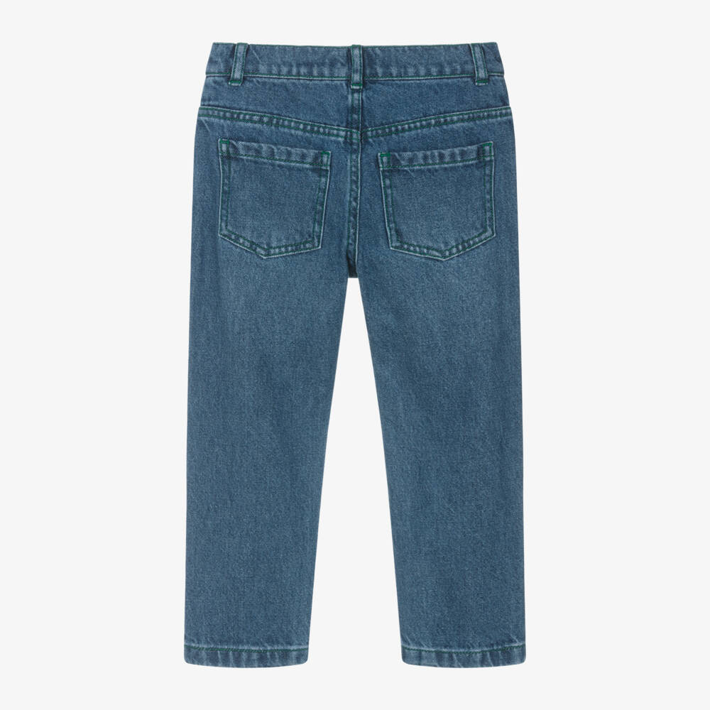 Moschino Кид-Тин-Boys Denim Blue Teddy Jeans | Childrensalon Outlet