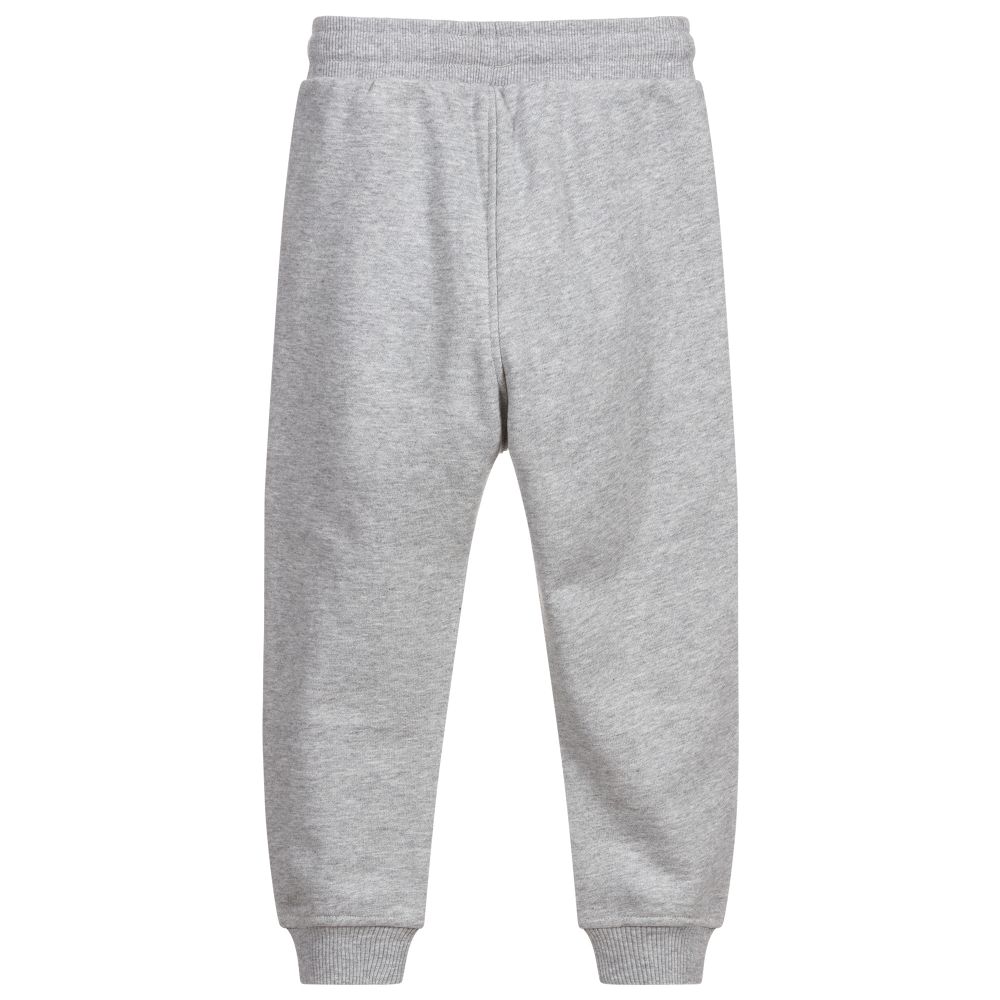 Moschino Кид-Тин-Boys Grey Logo Joggers | Childrensalon Outlet