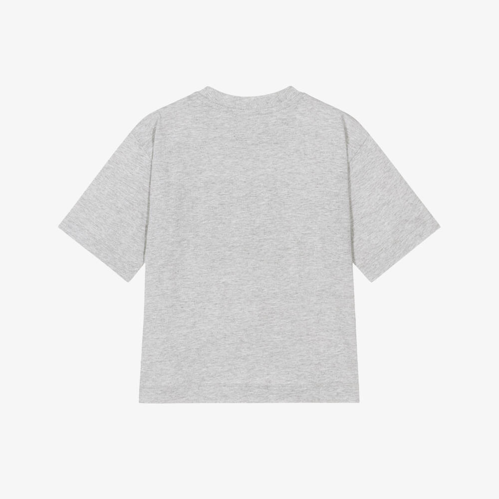 Moschino-Boys Grey Trio Bear T-Shirt | Childrensalon Outlet