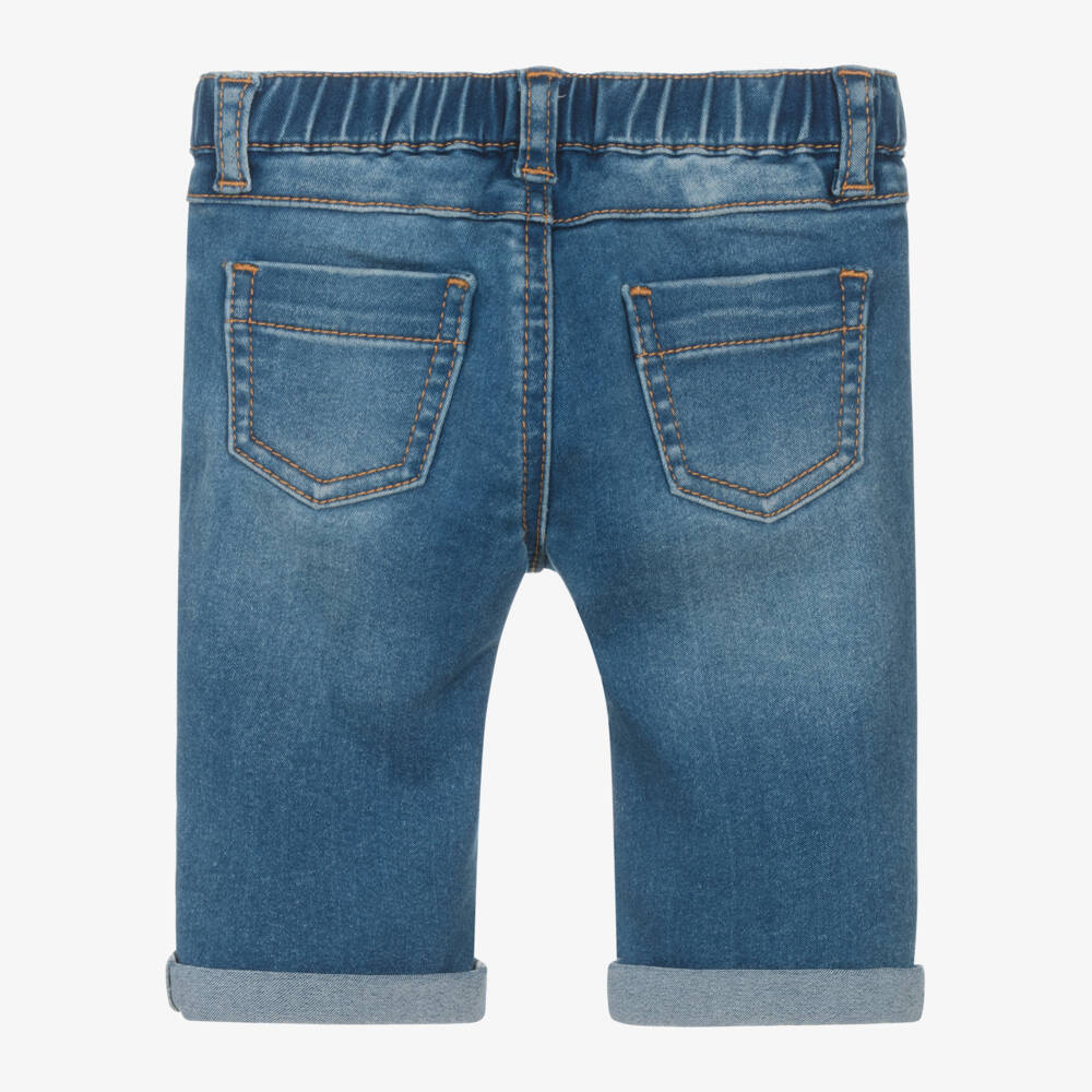 Moschino Baby-Boys Indigo Bear Patch Trousers | Childrensalon Outlet