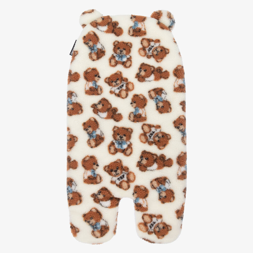 Moschino Baby-Boys Ivory Plush Snuggle Cocoon | Childrensalon Outlet