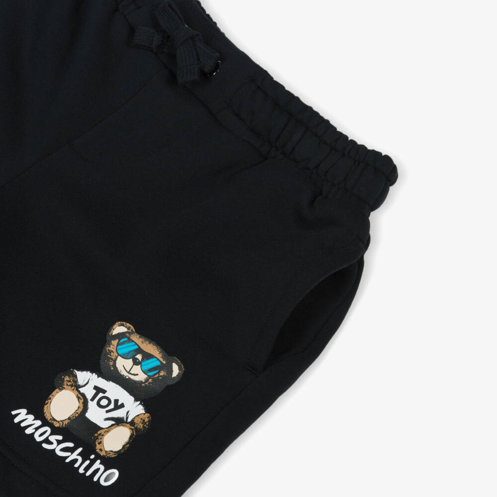 Moschino-طقم قطن للأولاد بلون الليل مع دب | Childrensalon Outlet