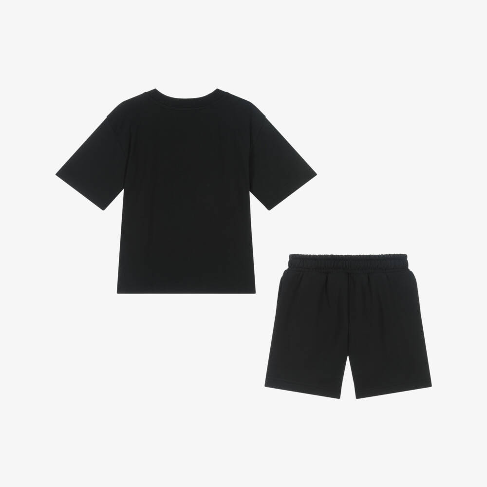 Moschino-طقم قطن للأولاد بلون الليل مع دب | Childrensalon Outlet