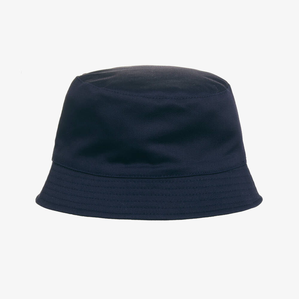 Moschino-Boys Navy Bear Bucket Hat | Childrensalon Outlet