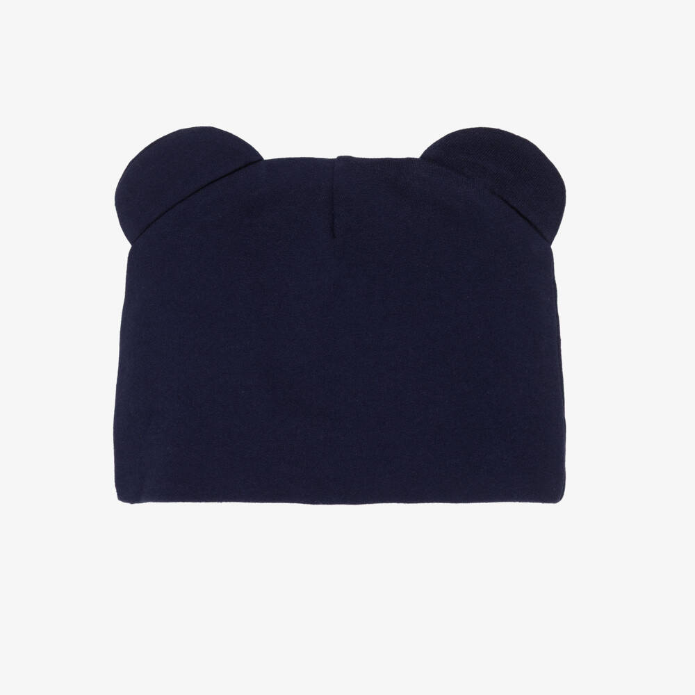 Moschino-Boys Navy Bear Hat | Childrensalon Outlet