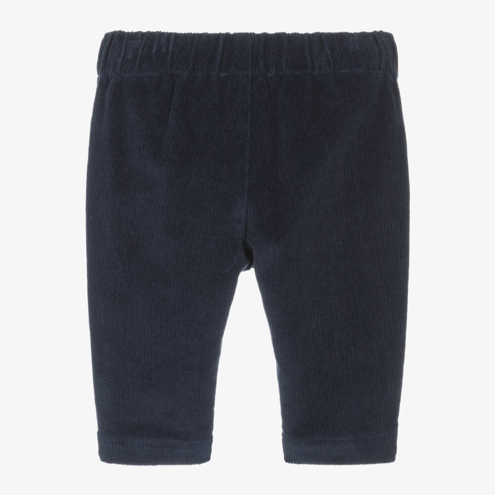 Moschino Baby-Boys Navy Corduroy Trousers | Childrensalon Outlet