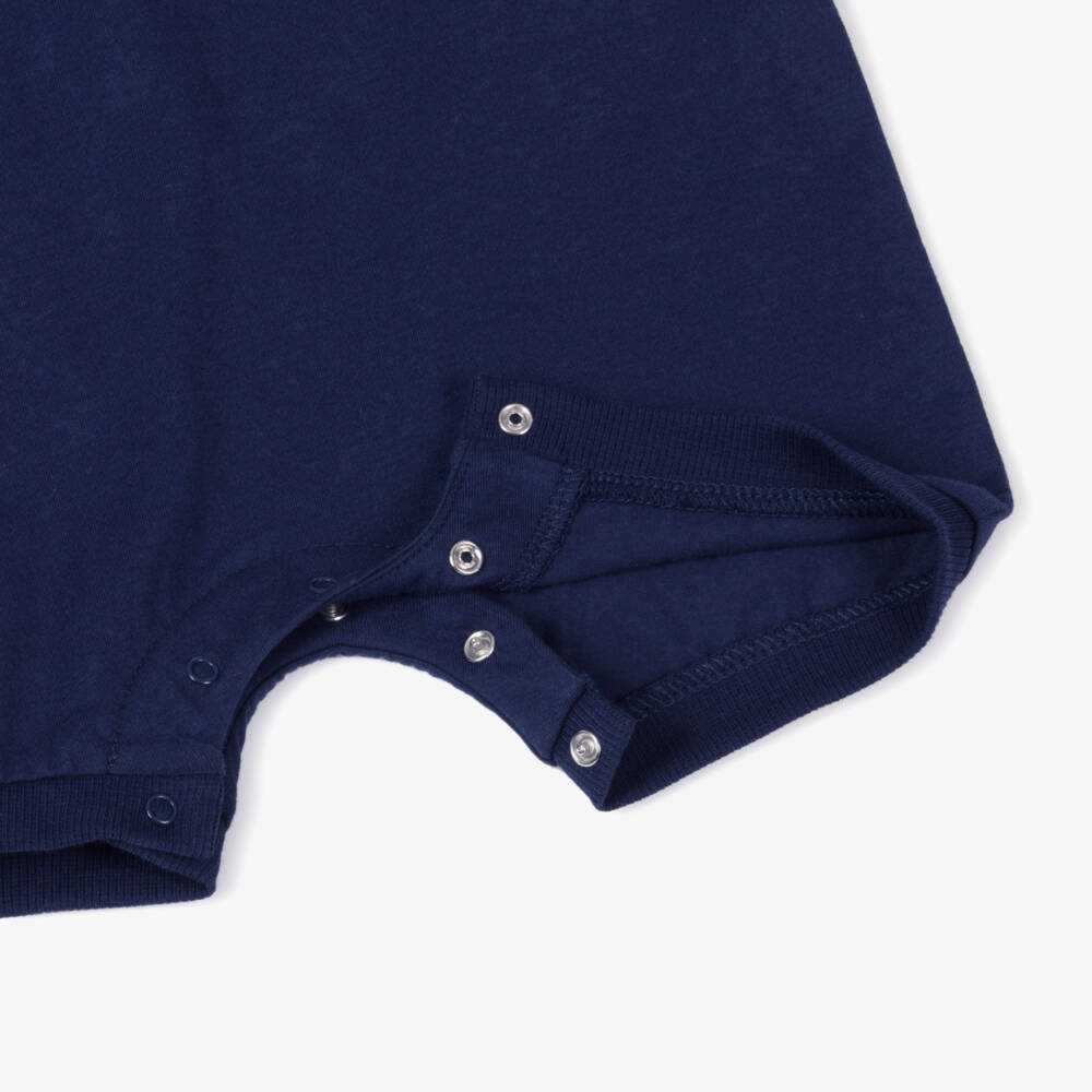 Moschino-Boys' Navy Shortie with Classic Collar | Childrensalon Outlet