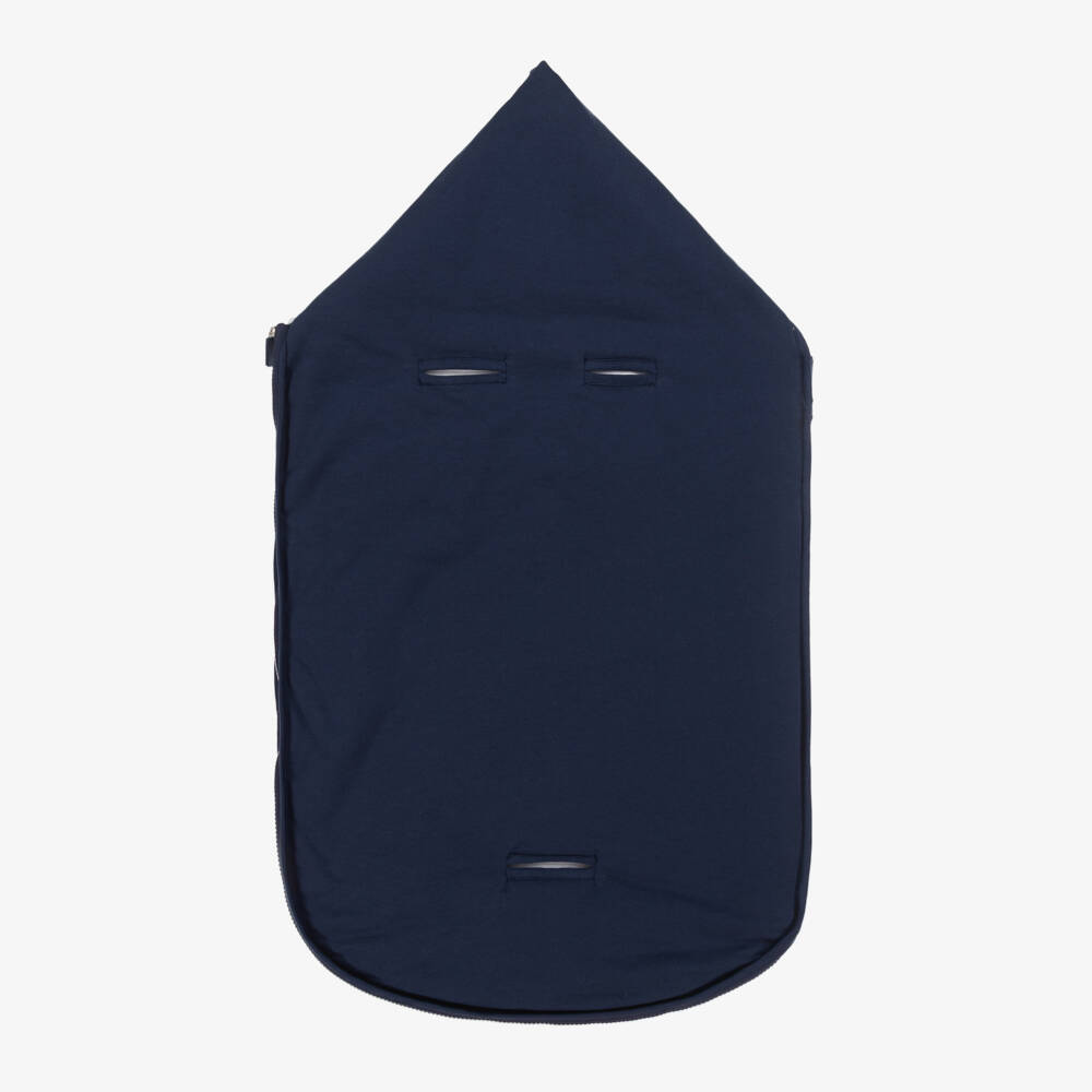 Moschino-Boys Navy Teddy Cotton Cocoon | Childrensalon Outlet