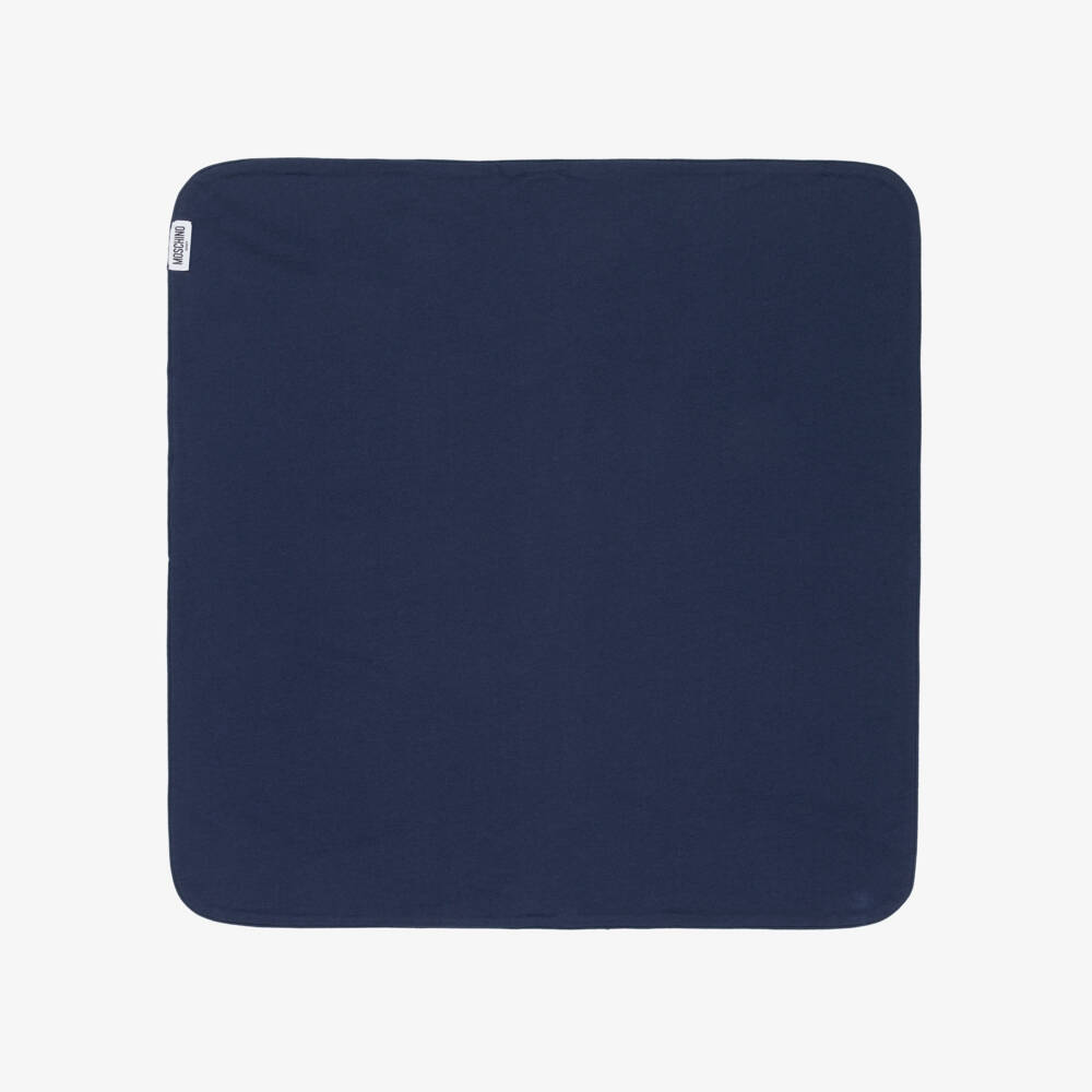 Moschino-Boys' Plush Blue Bear Blanket | Childrensalon Outlet