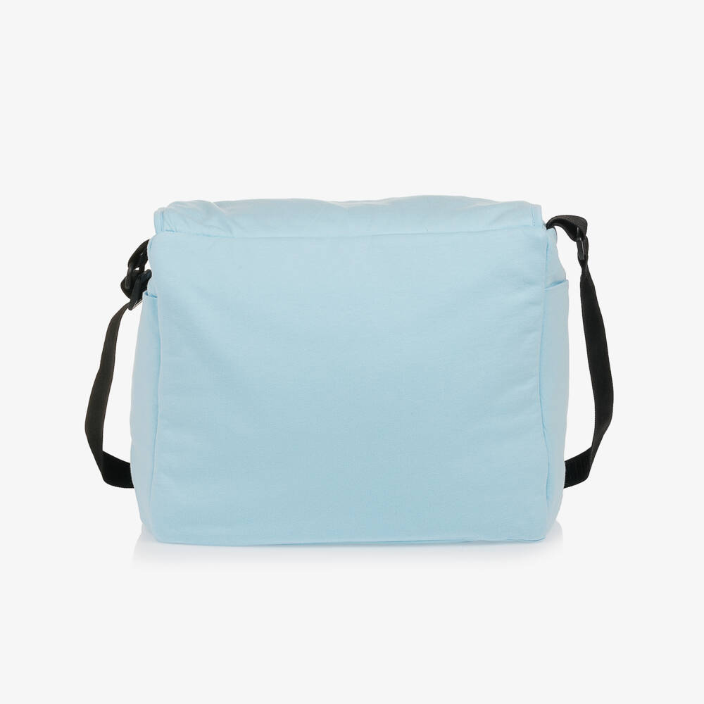 Moschino Baby-Boys Soft Sky Blue Diaper Tote | Childrensalon Outlet