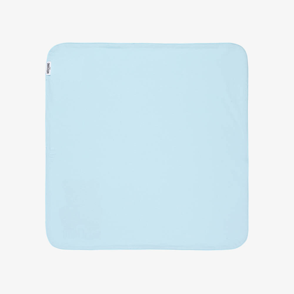 Moschino-Boys Soft Sky Cotton Blanket | Childrensalon Outlet