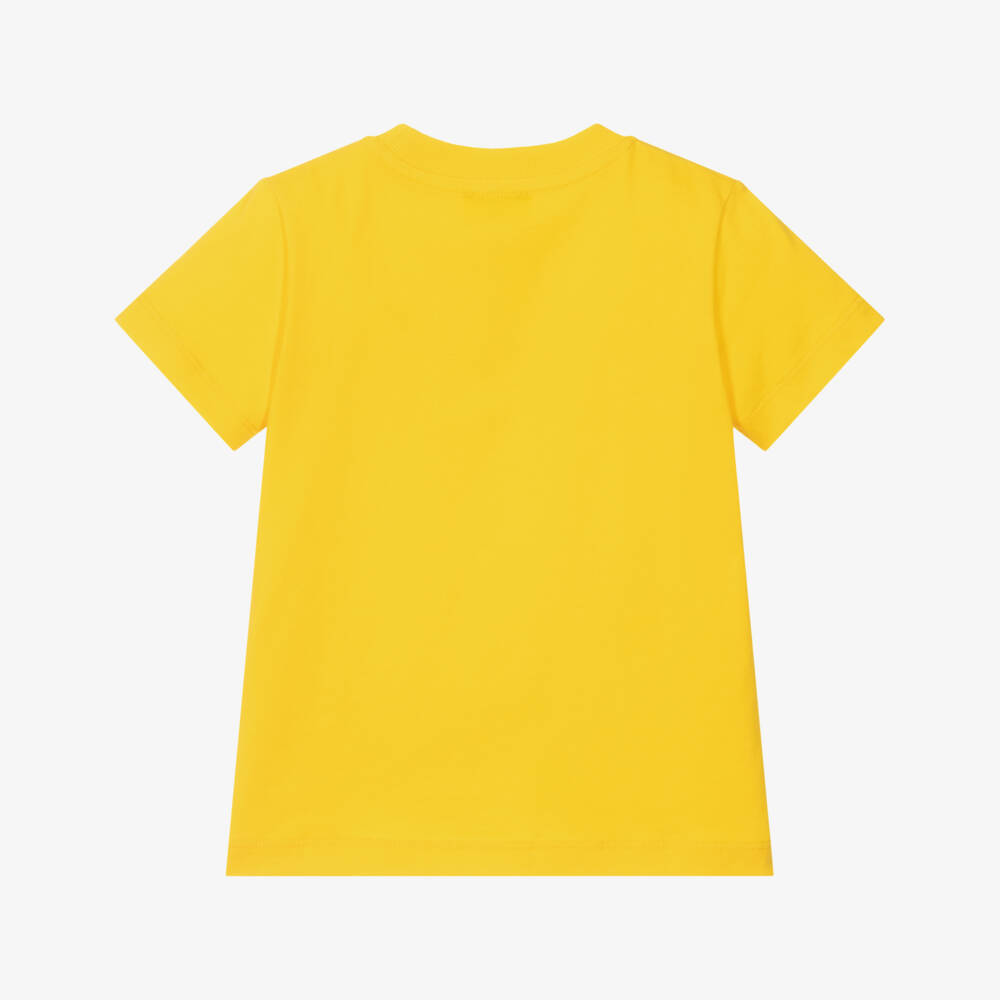 Moschino-Boys Sunny Bear Cotton Tee | Childrensalon Outlet
