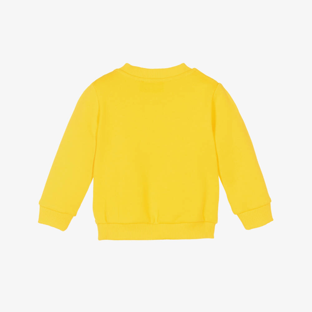 Moschino-Boys Sunshine Bear Cotton Sweatshirt | Childrensalon Outlet