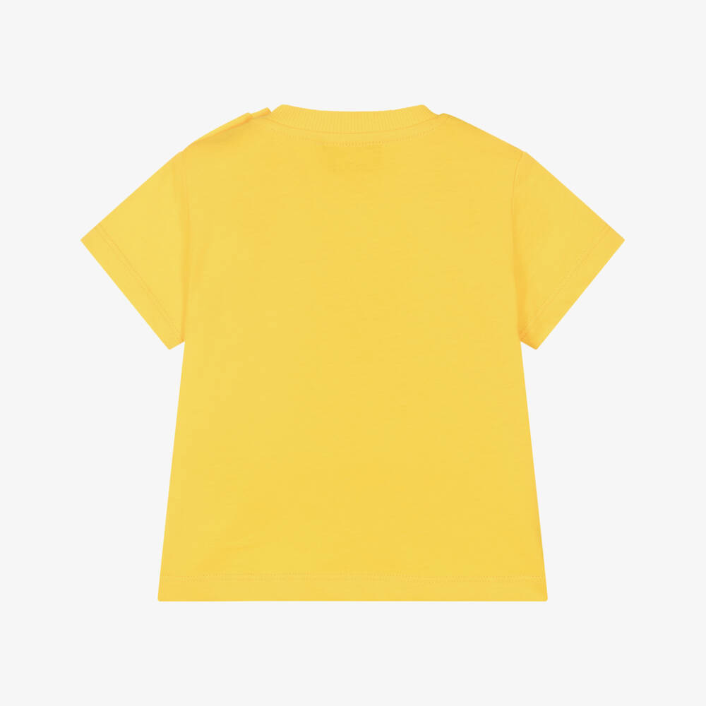 Moschino-Boys Sunshine Bear Cotton Tee | Childrensalon Outlet