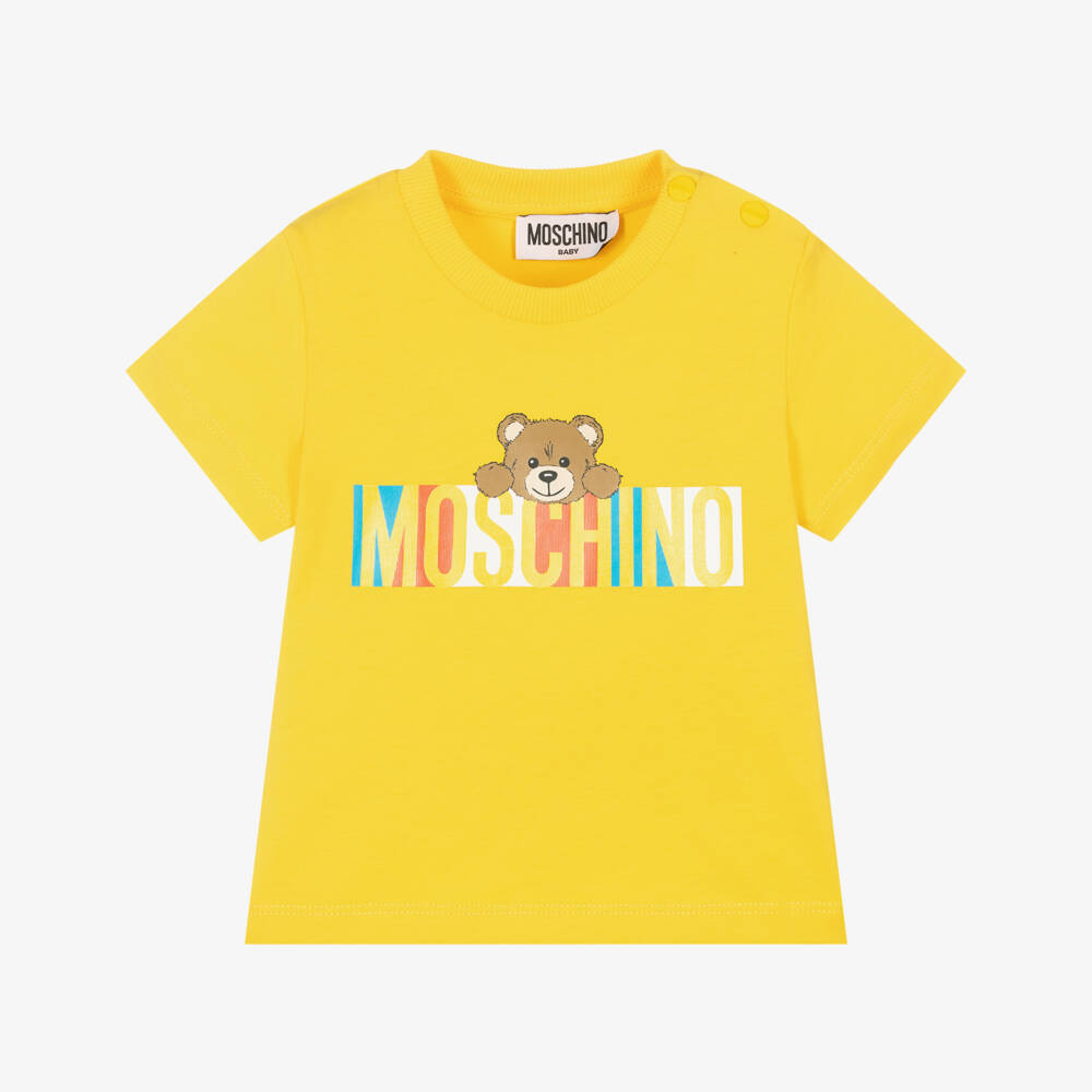 Moschino-Boys Sunshine Bear Graphic Tee | Childrensalon Outlet
