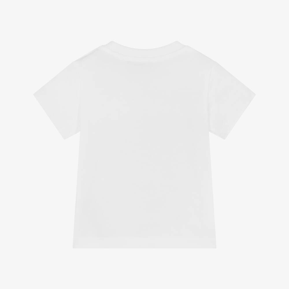 Moschino-Boys White Bear Cotton Tee | Childrensalon Outlet