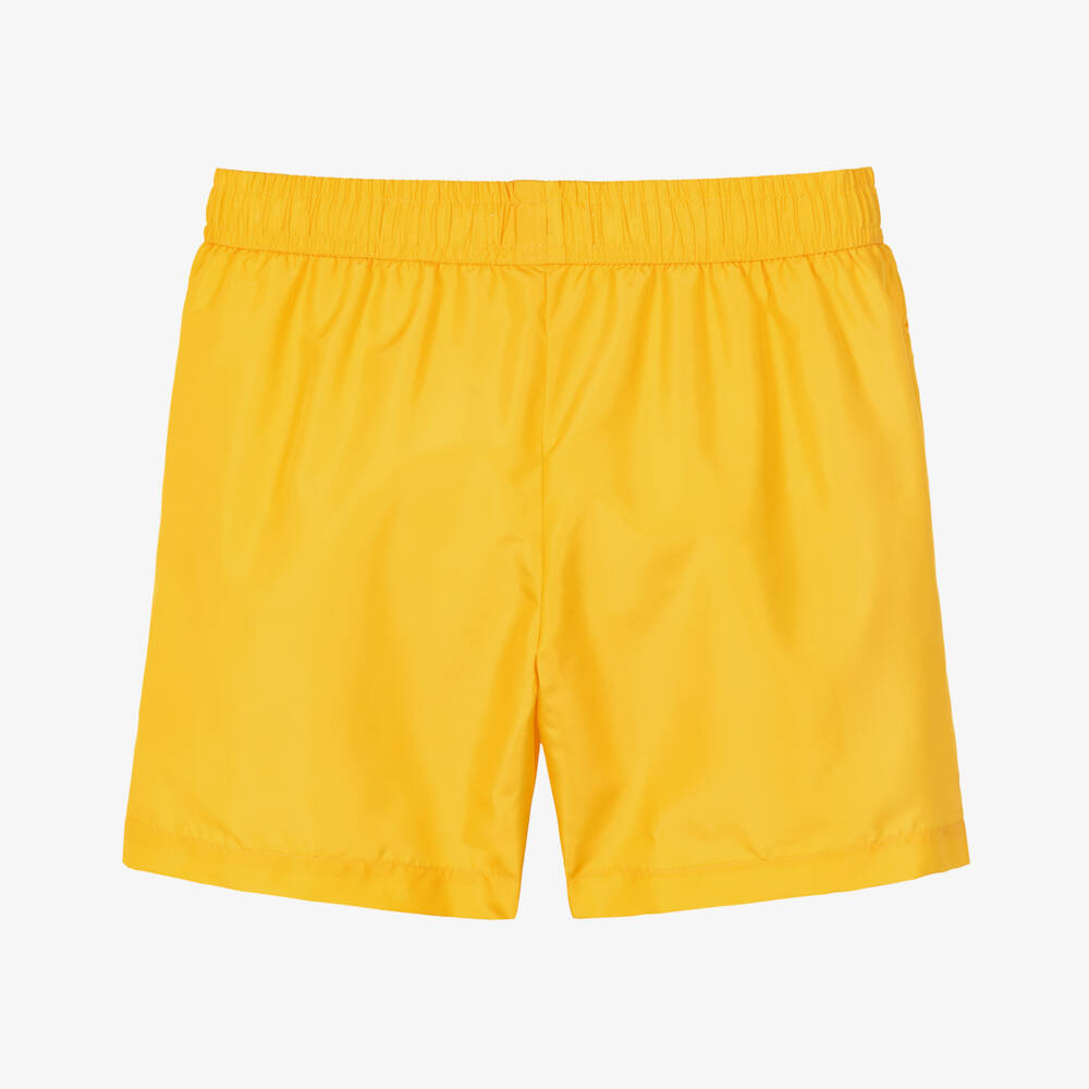 Moschino-Boys Yellow Swim Shorts | Childrensalon Outlet