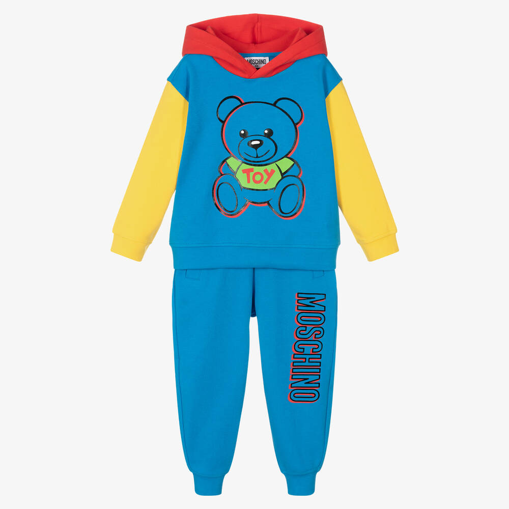 Moschino Kid-Teen - Trainingsanzug in Blockfarben | Childrensalon