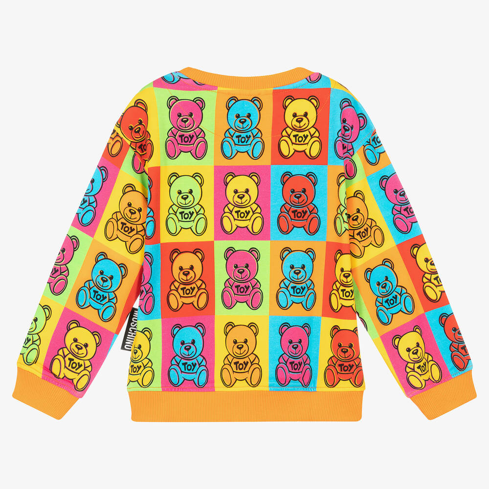 Moschino Colourful Teddy Bear Logo Sweatshirt