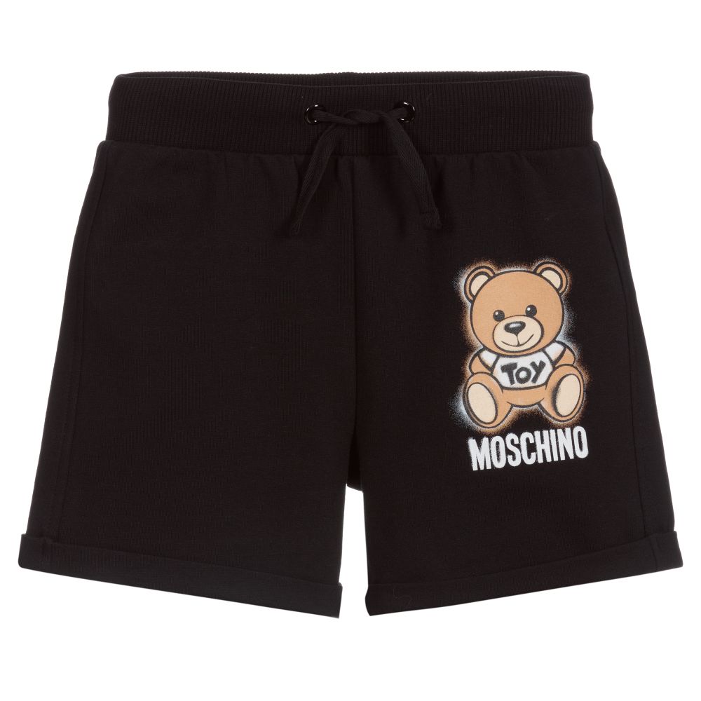 Moschino Kid-Teen - Cotton Jersey Logo Shorts | Childrensalon