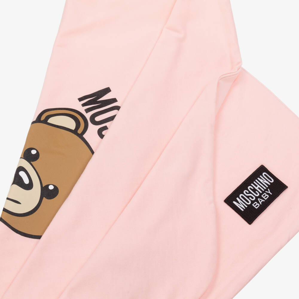 Moschino Baby-Girl's Rosy Cotton Comfort Blanket | Childrensalon Outlet