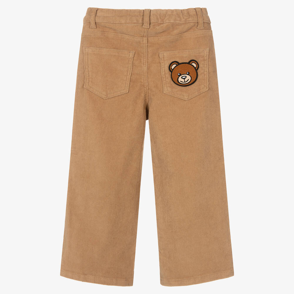 パンツ MOSCHINO CORDUROY PANTS Moschino Baby - Boys Beige Corduroy Trousers | Childrensalon