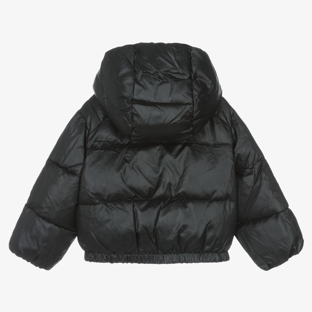 Girls black puffer best sale jacket