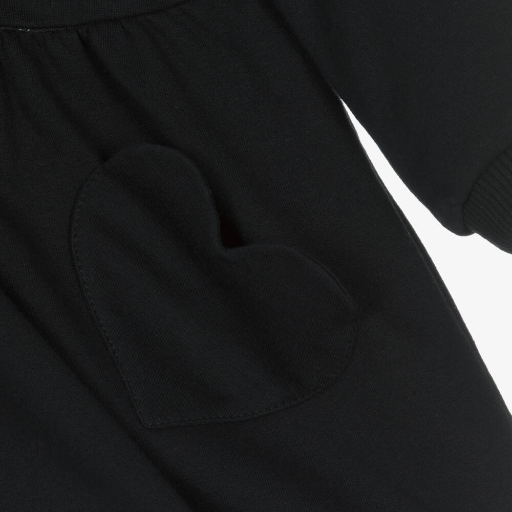 Moschino Baby-Girls Black Teddy Bear Dress | Childrensalon Outlet