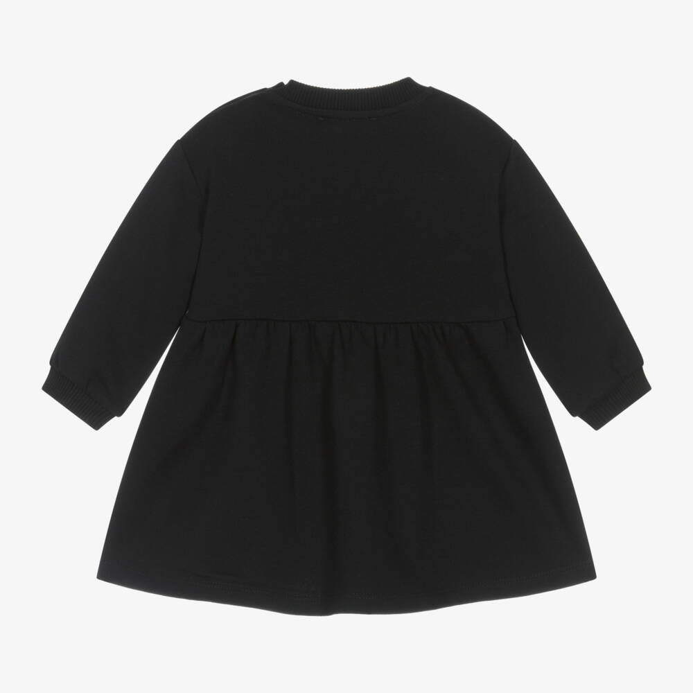 Moschino Baby-Girls Black Teddy Bear Dress | Childrensalon Outlet