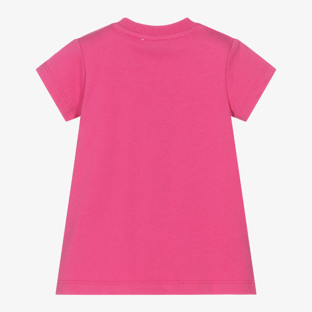 Moschino-Girls Cotton Candy Teddy Dress | Childrensalon Outlet