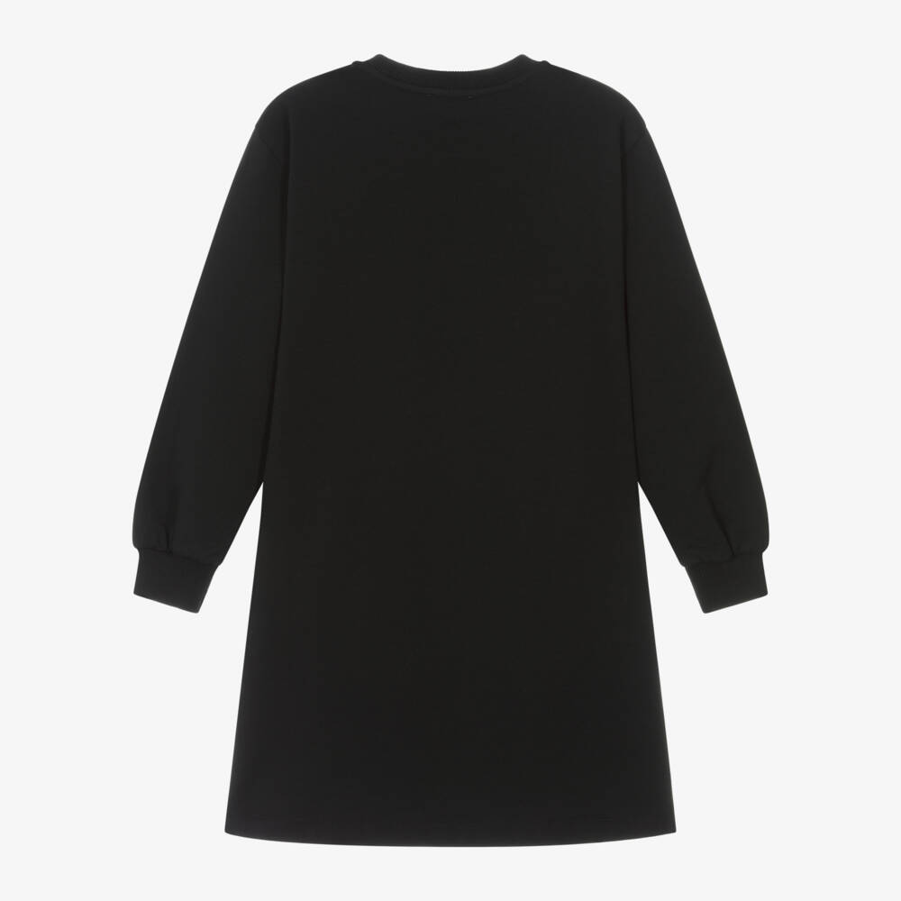 Moschino Kid-Teen-Girls Cotton Heart Print Dress | Childrensalon Outlet