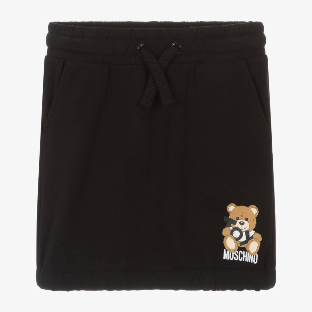 Moschino-Юбка из хлопкового трикотажа с медвежонком для девочек | Childrensalon Outlet