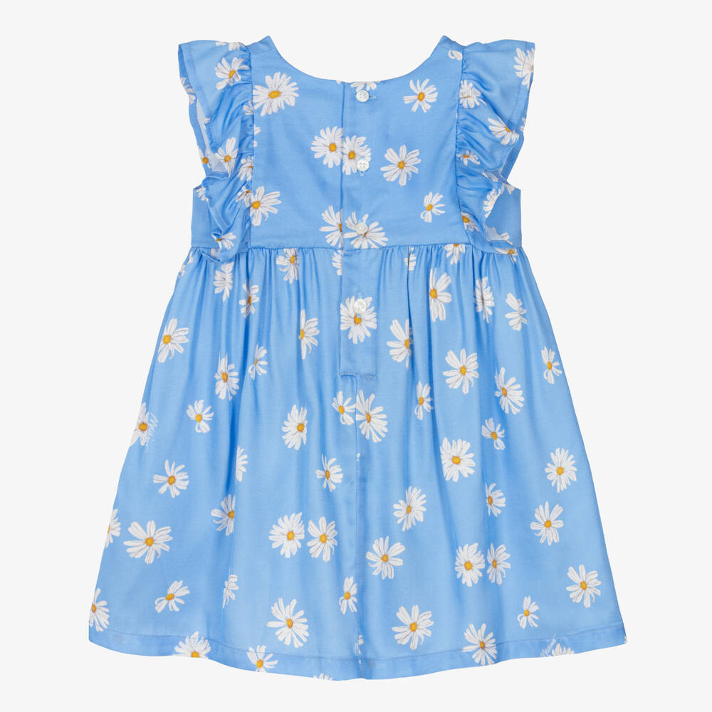 Moschino-Girls Daisy Print Dress & Bloomers | Childrensalon Outlet
