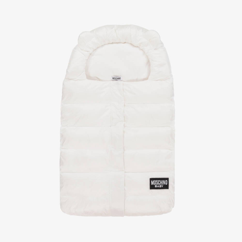 Moschino Baby-بيبي نيست مبطن لون عاجي (77 سم) | Childrensalon Outlet