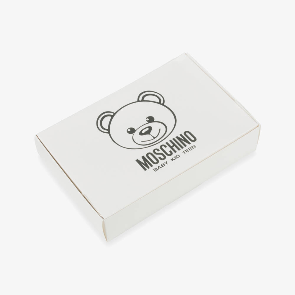 Moschino-Girls Organic Pink Jersey Dress | Childrensalon Outlet