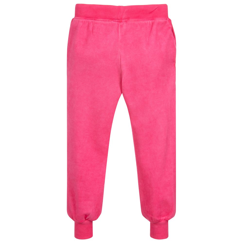 Moschino Kid-Teen - Girls Pink Cotton Joggers | Childrensalon Outlet