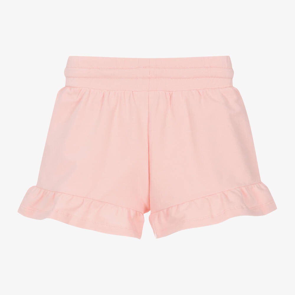 Moschino Kid-Teen-Girls Pink Cotton Teddy Bear Shorts | Childrensalon Outlet