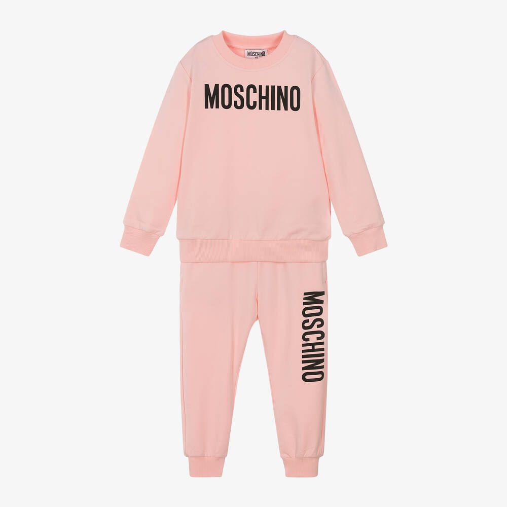 Girls moschino tracksuit new arrivals