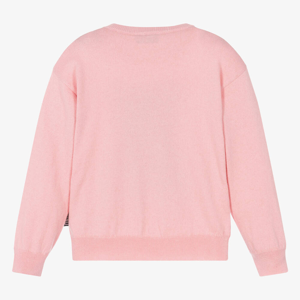 Pink teddy bear jumper shop