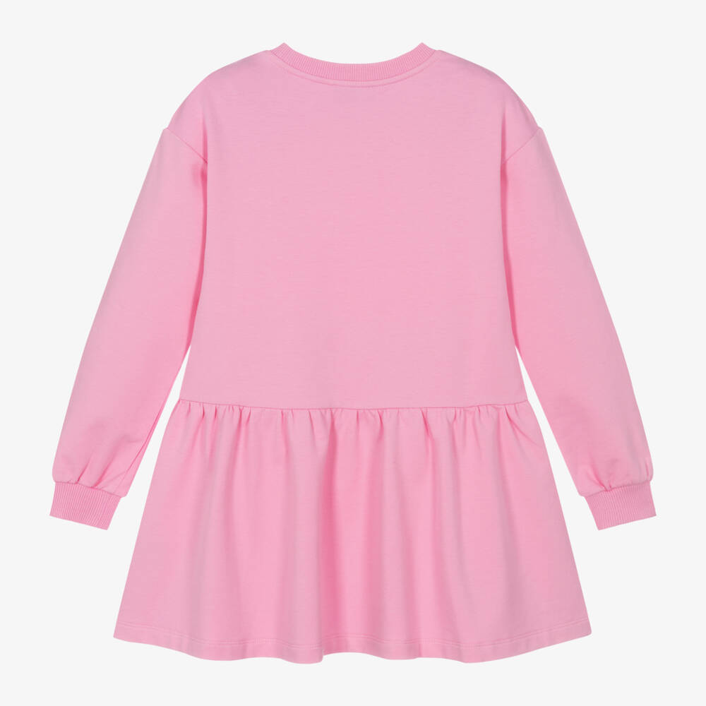 Moschino Kid-Teen-فستان قطن لون زهري | Childrensalon Outlet