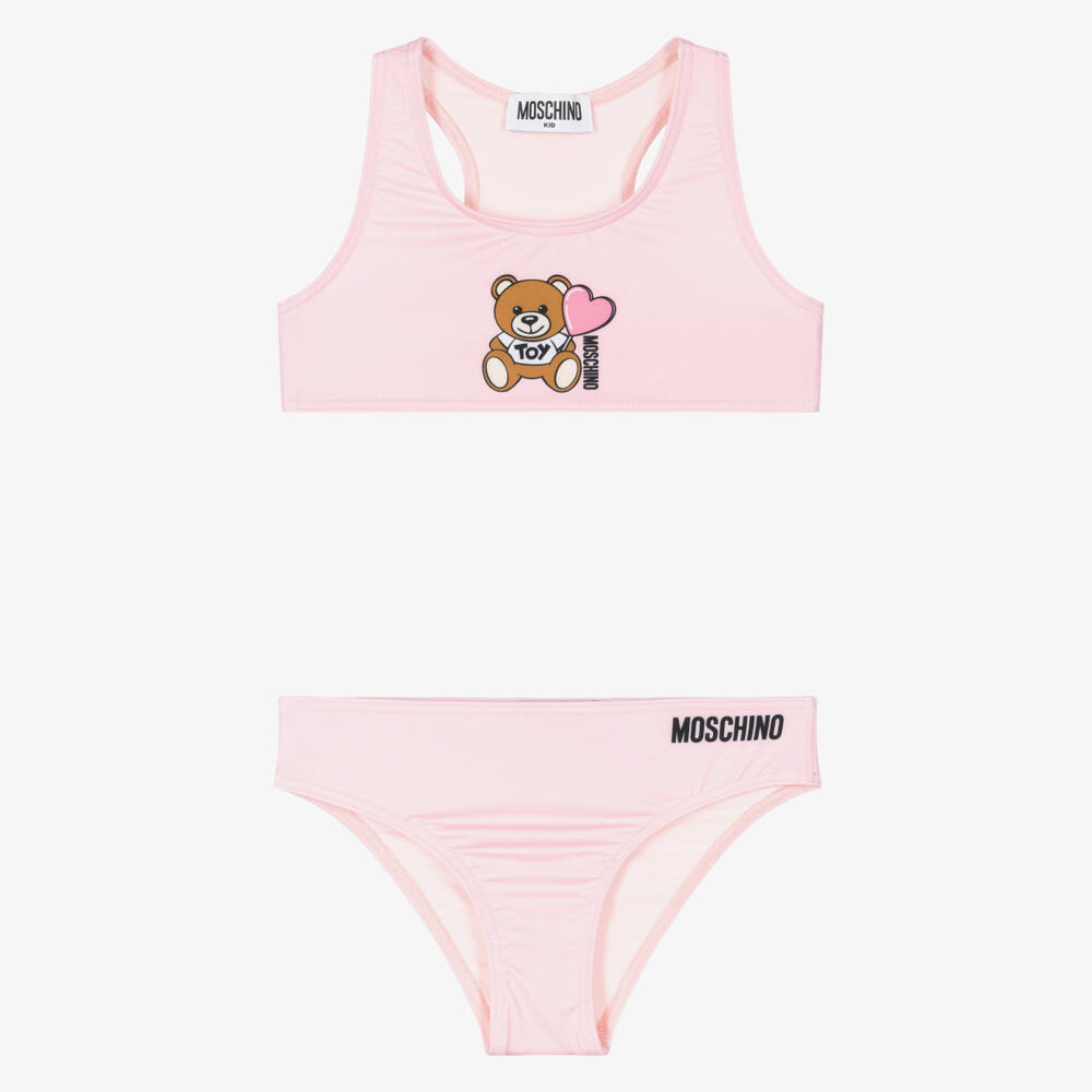 Moschino-بكيني تيدي بير لون زهري | Childrensalon Outlet