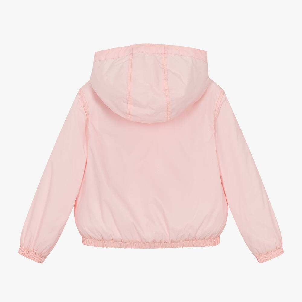 Moschino Kid-Teen - Girls Pink Teddy Bear Hooded Jacket